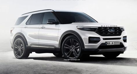 2020 Ford Explorer: Looks, Powertrains And All The Other Details We Know About It | Carscoops New Ford Explorer, Explorer St, 2020 Ford Explorer, Tokyo Drift Cars, Ford Suv, 2019 Ford Explorer, Ford Mustang Car, Car Organization, Aesthetic Car