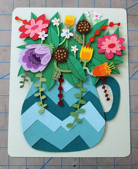 Botanical Still Life - Together by Jared Schorr....Wow! Talk about work! ...not to mention detail! Very Pretty. Papercut Art, Paper Cutout Art, Flower Collage, Paper Collage Art, Paper Illustration, Paper Art Craft, Amazing Diy, Paper Cut Art, Kirigami