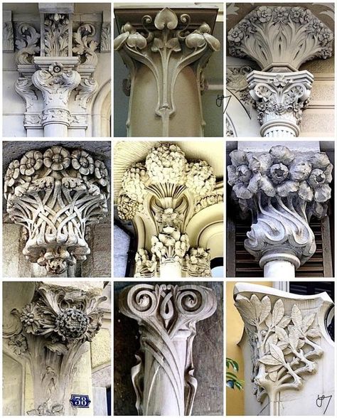 Bas Relief Art, Classic Facade, Architectural Sculpture, Floral Ornaments, Woodworking Shop Projects, Nouveau Architecture, Art Nouveau Floral, Art Nouveau Architecture, Small Drawings