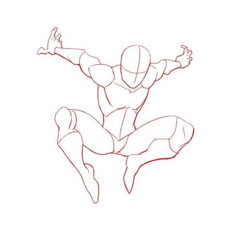 Muscle Study, Spiderman Poses, Comic Tips, Spiderman Stuff, Spiderman Drawing, Spiderman Art Sketch, Drawing Examples, Figure Drawing Reference, Poses References