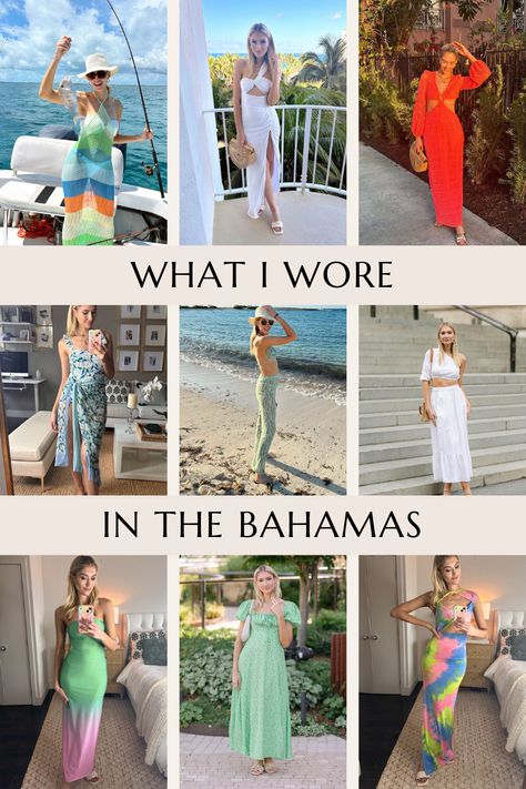 Need some fashion inspiration for your upcoming Bahamas trip? This article is for you. Today, I'm sharing my favorite Bahamas outfits and everything I wore on a recent trip to beautiful Nassau. Read on for outfit details, links to my vacation-ready picks, and more! Embarkment Day Outfit, Bahamas Resort Outfits, Bahamas In February Outfits, Cruise Bahamas Outfits, What To Wear To The Bahamas, What To Pack For The Bahamas, Barbados Vacation Outfit, Baha Mar Bahamas Outfits, Nassau Bahamas Outfit