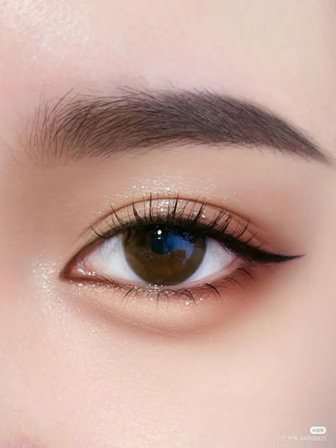 Korean Natural Makeup, Makeup Cantik, Korean Eye, Mekap Mata, Asian Makeup Looks, Soft Makeup Looks, Cute Eye Makeup, Doll Eye Makeup, Korean Eye Makeup