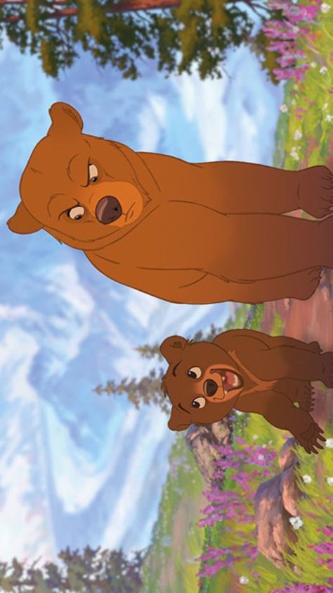 Brother Bear Matching Pfp, Brother Bear Wallpaper, Disneyland Images, Disney Theory, Brother Bear, Disney Movie Quotes, Wallpaper Collage, Famous Cartoons, Lockscreen Wallpaper