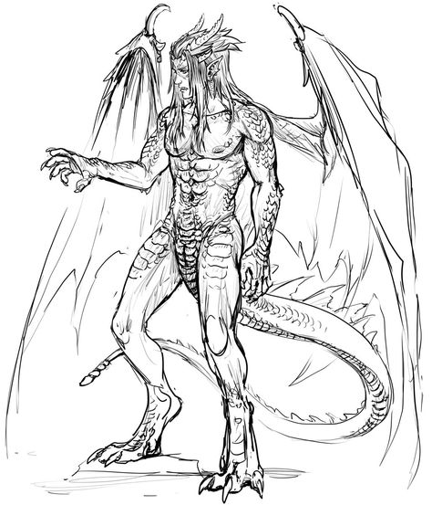 Though before he manages "human" shaped, Isa tries something more humanoid - a half dragon form.pic.twitter.com/Y4Jyq53LYA Human Dragon Drawing, Dragon X Human, Human Dragon Art, Half Human Half Dragon, Half Dragon Half Human Male, Dragon Form Human, Half Dragon Half Human, Dragon Hybrid Human, Dragon In Human Form