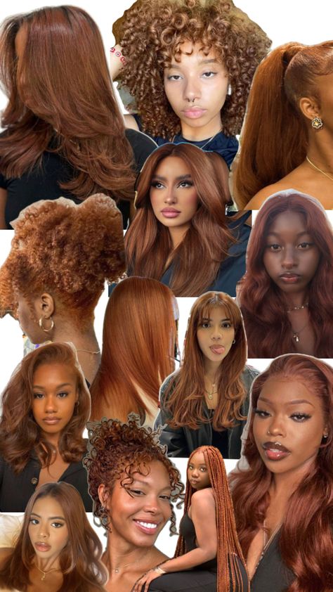 Natural Hair Color Palette, Shaggy Ginger Hair, Hair Color Ideas Olive Skin, Cajun Spice Hair Color On Black Women, Olive Skin Hair Color, Hair Colors For Olive Skin Tone, True Autumn Hair Color, Hair Color For Olive Skin Tone, Hair Color For Olive Skin