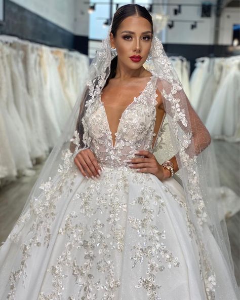 Sima Couture Paris®️ on Instagram: “Shooting new collection with our Beautiful @helena.bu ❣️ 💇🏼‍♀️💄 @flo_coiffure @nabilalinmakeup” Sima Couture, New Collection, Lace Wedding, Wedding Gowns, Dream Wedding, Wedding Dresses Lace, Log In, Log, Weddings