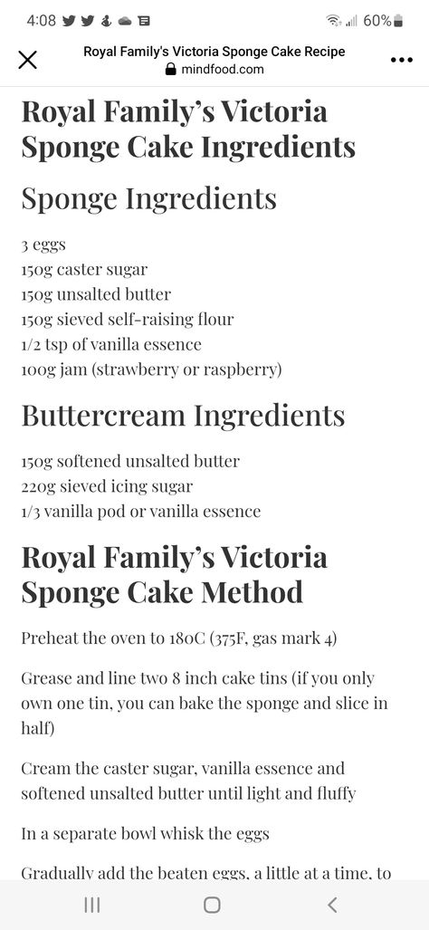 Victorian Sponge Cake Recipe, Victorian Sponge Cake, Victorian Sponge, Victoria Sponge Cake Recipe, Victorian Recipes, Easy Bakes, Victorian Cakes, Sponge Cake Filling, Sponge Cake Recipe