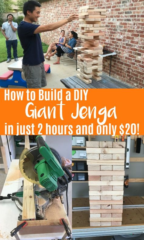 Life Size Jenga Diy, Diy Outdoor Jenga Set, Outdoor Jenga Game Diy, Yard Jenga Diy How To Make, Large Jenga Diy, Outside Jenga Game Diy, Large Yard Games Diy, Outdoor Jenga Diy, Wedding Giant Jenga