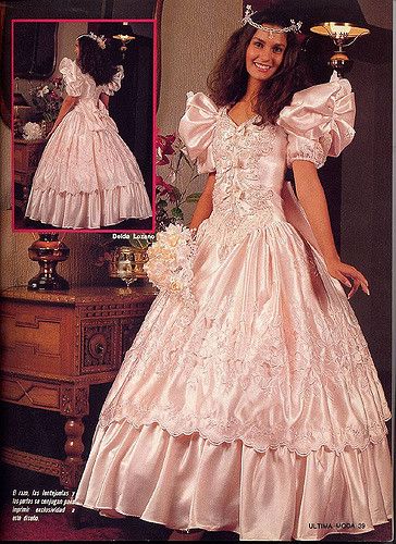 https://flic.kr/p/4AzGvb | Quinceañera_44 90s Quinceanera, Unique Quinceanera Dresses, Vintage Wedding Dress Pattern, Cheap Quinceanera Dresses, Ugly Dresses, Satin Gowns, 80s Prom Dress, Stem Challenge, Quince Dress