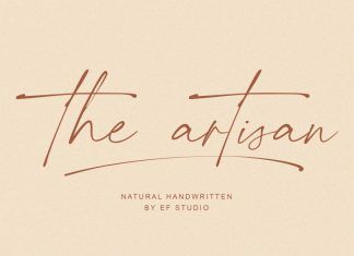 The Artisan Handwritten Font Handwritten Fonts Free, Hand Written Fonts, Banner Aesthetic, Hand Drawn Font, Free Handwritten Fonts, Handwritten Logo, Script Typeface, Hand Drawn Fonts, Handwritten Script Font