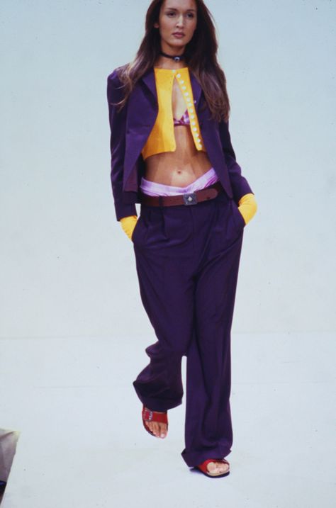 Gail Elliott, Runway Moments, Spring Knitwear, 90s Runway, 90s Inspired Outfits, Fashion Moodboard, 90's Fashion, Mood Board Fashion, Perry Ellis