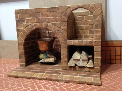 My Miniature Madness: Bricks, Bricks and More Bricks! Making Bricks, Miniature Kits, Miniature Fireplace, Kit Bashing, Dollhouse Tutorials, Haunted Dollhouse, Mini Furniture, Dollhouse Miniature Tutorials, Desain Quilling