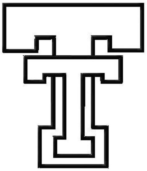 Texas Tech black and White logo for pattern plans Texas Tech Svg Free, Texas Tech Drawing, Texas Tech Tattoo, Texas Tech Logo, Tech Pattern, Texas Tech Shirts, White Brick Background, Tech Tattoo, Tech Image