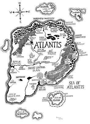 Map Of Atlantis, Atlantis People, Atlantis Map, Ancient Atlantis, Libro Gravity Falls, Ancient World Maps, Lost City Of Atlantis, Atlantis The Lost Empire, Fantasy World Map