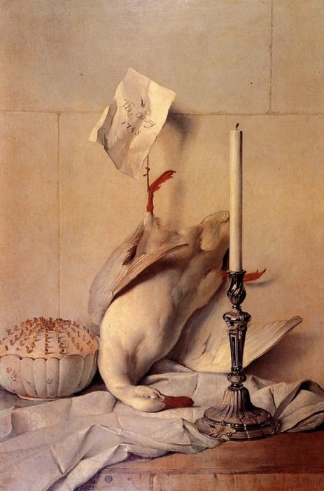 Jean-Baptiste Oudry, The White Duck, 1753 Houghton Hall, Rococo Art, Rural Landscape, Jean Baptiste, European Art, White Duck, Painting Reproductions, White Ducks, Still Life Painting