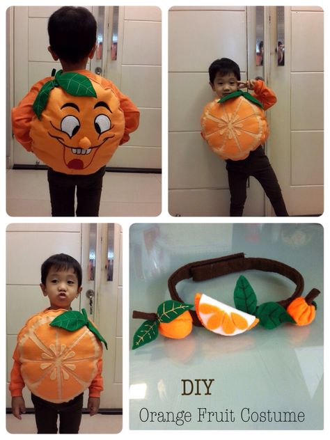 I made this for YEP my boy// Pre-N class// Theme: #Fruit & Veggie #costume kids Diy Fruit Costume, Halloween Costumes For Brothers, Fancy Dress Ideas For Kids, Fruit Halloween Costumes, Diy Pirate Costume For Kids, Diy Costumes Kids Boys, Best Diy Halloween Costumes, Pirate Costume Diy, Cupcake Costume