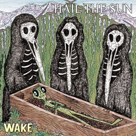 Hail The Sun - Wake (2014) Hail The Sun, Human Target, Digital Music, Good Music, Album Covers, Poster Art, The Sun, Musical, Sun