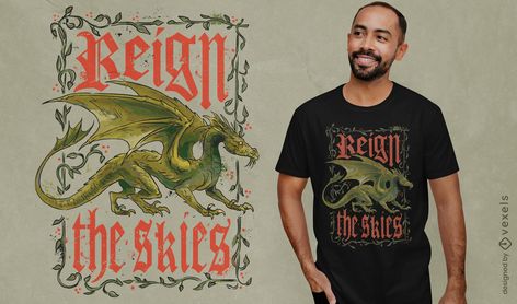 Ancient dragon fantasy creature t-shirt design Fantasy Tshirt Design, T Shirt Fundraiser, Ancient Dragon, Fundraiser Ideas, Fantasy Creature, Graphic Illustrations, T Shirt Design Vector, Abstract Graphic, A Dragon