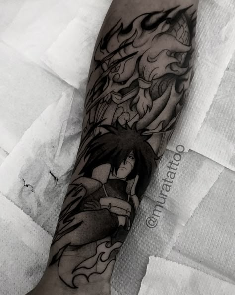 Madara Uchiha Tattoo, Susanoo Tattoo, Madara Susanoo, Sigil Tattoo, Madara Uchiha, Blackwork, Naruto, Instagram Profile, Tattoos