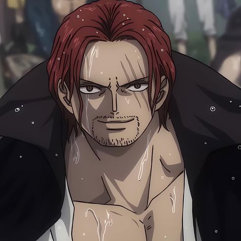 Barba Blanca One Piece, Shanks Icon, Haki One Piece, Red Hair Shanks, Doflamingo Wallpaper, رورونوا زورو, One Piece Series, One Piece Photos, One Piece Tattoos