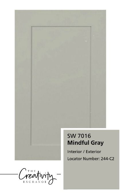 50 Most Popular and Bestselling Sherwin Williams Paint Colors Sherwin Williams Mindful Gray Cabinets, Wherein Williams Contented, Mindful Gray Cabinets Kitchen, Mindful Gray Sherwin Williams Cabinets, Paint Colors For Kitchens, Colors For Kitchens, Mindful Gray Sherwin Williams, Warm Grey Walls, Mindful Gray