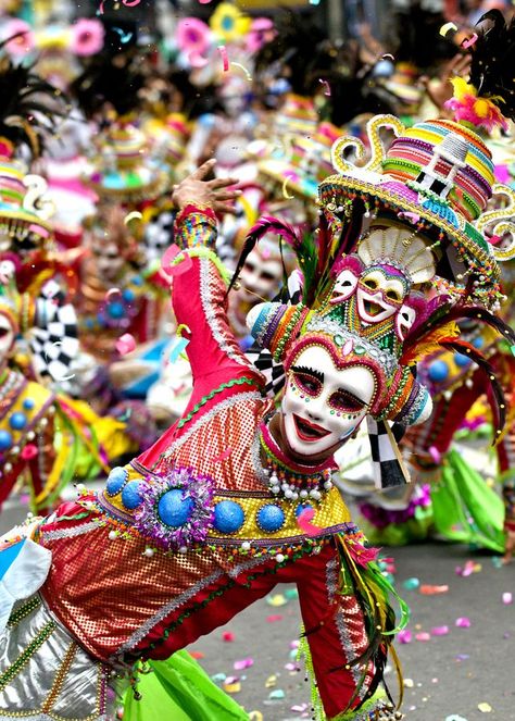 A sight to see! Masskara Festival, Philippines #neverhaveiever @StudentUniverse Masskara Festival, Bacolod City, Bacolod, Fiji Islands, Filipino Culture, Festivals Around The World, Kauai Hawaii, Philippines Travel, We Are The World