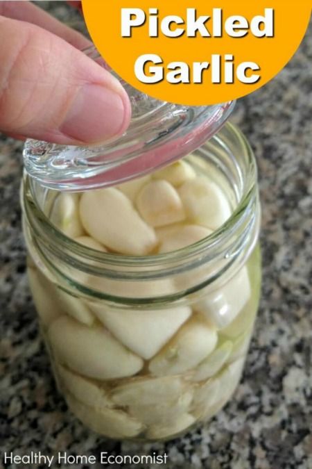 Traditionally Pickled Garlic | Healthy Home Economist Pickled Garlic Recipes, Natural Antibiotic, Immune Booster, Pickled Garlic, Fermentation Recipes, Raw Garlic, Pickled Vegetables, Garlic Recipes, Healthy Benefits