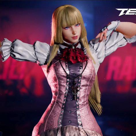 emilie de rochefort aka lili icon. Tekken 7 Lili, Tekken 5 Characters, Lili Tekken, Lili Rochefort, Fem Lesbian, Tekken Wallpaper, Tekken Girls, Street Fighter Tekken, Tekken 3