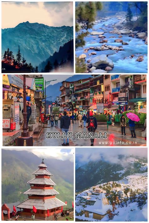 Kullu Manali is a popular tourist destination located in the state of Himachal Pradesh, India. It is situated at an altitude of 2050 meters above sea level and is known for its scenic beauty, adventure sports, and rich cultural heritage. Kullu and Manali are two separate towns located in close proximity to each other and are often referred to as Kullu Manali. #travel wallpaper #travel photography #travelling #travel packing ideas Manali Travel, Beach Fashion Photography, Travel Packing Ideas, Wallpaper Travel, Kullu Manali, Snow Photoshoot, Travel Collage, Packing Ideas, Travel Wallpaper