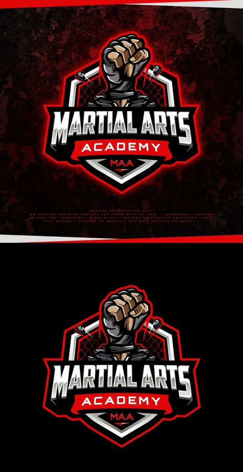 Martial Arts Gym, Logo Dragon, Cafe Logo Design, Mma Gym, Academy Logo, Martial Arts Boxing, Sport Logo Design, Horse Brand, Gym Logo