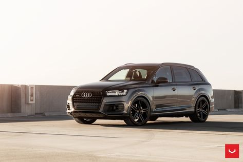 Gray Audi Q5 Showing Off Dark Smoke Vossen Wheels Vossen Wheels, Audi Q5, The Gray, Dream Cars, Dark Grey, Audi, Suv Car, Wheel, Vehicles