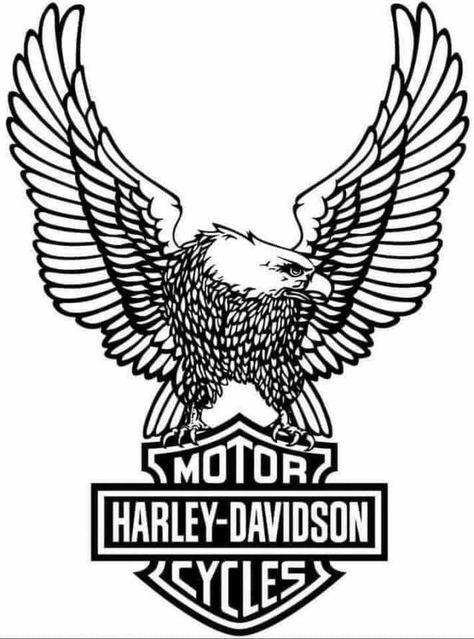 Harley Davidson Symbol, Harley Davidson Photos, Harley Davidson Decals, Harley Tattoos, Vinyl Projects Silhouette, Wood Burning Patterns Stencil, Harley Davidson Tattoos, Cornhole Designs, Harley Davidson Artwork