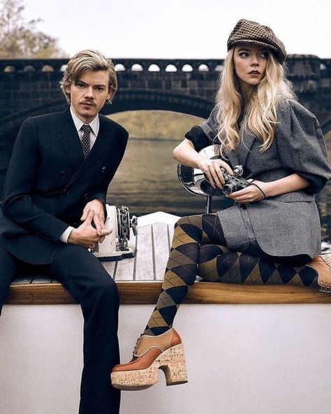 Thomas Brodie Sangster and Anya Taylor-Joy, who both feature in the Netflix original ‘The Queen’s Gambit’ (2020) | moviesandtvshows Queens Gambit Fashion, Queen's Gambit Aesthetic, Anya Joy, The Queen's Gambit, Thomas Sangster, Brodie Sangster, Anya Taylor Joy, Thomas Brodie, Thomas Brodie Sangster