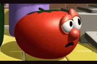 Confused Tomato GIF - Confused Tomato Veggietales - Discover & Share GIFs Veggie Tales Funny, Bob The Tomato, Spicy Memes, Quality Memes, Reaction Images, Reaction Memes, In A Nutshell, Random Memes, Just For Laughs