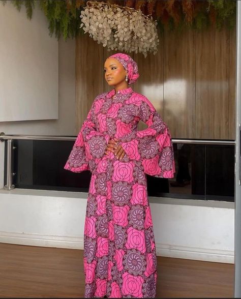 Modest Dresses Fashion, Stile Hijab, African Fabric Dress, Ankara Dress Styles, African Print Dress Ankara, African Dresses For Kids, Ankara Gown Styles, African Inspired Clothing, African Print Dress Designs