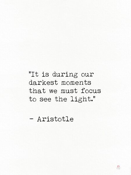 "It is during our darkest moments that we must focus to see the light." -Aristotle Aristotle Quotes Love, Philosophy Quotes Aristotle, Impeccable Quotes, All The Light We Cannot See Aesthetic, Aristotle Aesthetic, Classic Literature Quotes Aesthetic, Literature Quotes Philosophy, Quotes Classic Literature, Quotes From Philosophers