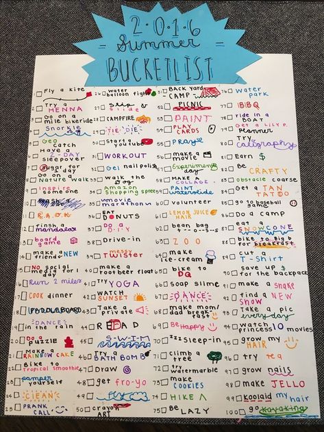 Bucket List Ideas Poster, Summer Bucket List Poster Board, Bucket List Deutsch, Summer Bucket List Poster, Fun Bucket List Ideas, Bucket List Ideas For Teens, Summer Bucket List 2023, Bff Bucket List, Summer Bucket List For Teens