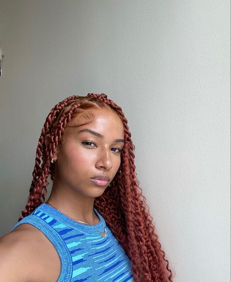 Women With Braids, Jamaican Twist, Curly Hair Pieces, Parting Hair, Big Box Braids Hairstyles, Marley Hair, Hair Curls, Box Braids Hairstyles For Black Women, Dyed Hair Inspiration