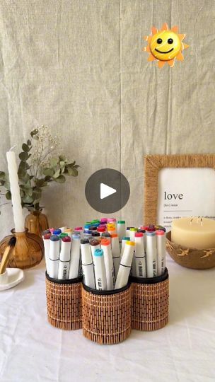 DIY home decor part 69 | DIY home decor part 69 | By Tip & TrickFacebook Diy Bottle Crafts, Home Decor Crate, Diy Bottle, 1k Views, Recycled Crafts, New Crafts, Idea Diy, Diy Projects To Try, Diy Candles