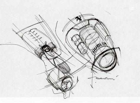 Ferrari Sketch, Watch Sketch, Vintage Sketches, Vivid Sydney, Festival Of Light, Vehicle Concept, Automotive Illustration, Industrial Engineering, Time And Tide