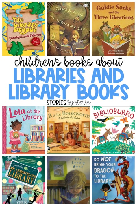 Books About Libraries, Library Valentines, Library Storytime, Preschool Library, Library Week, Interesting Characters, Elementary School Library, Library Skills, Elementary Library