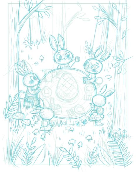 Happy Easter to all you celebrate. I hope everyone has a lovely break with their families and friends! . Please swipe to see the sketch>>> . #illustration #kidlitart #kidlitillustration #happyeaster #easter #rabbits #bunnies Rabbit Family Illustration, Break Illustration, Easter Rabbits, Rabbit Illustration, Family Illustration, Sketchbook Ideas, Sketch Illustration, Rabbits, Happy Easter