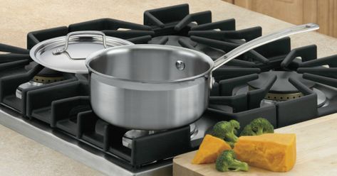 Snag a great deal on a highly rated Cuisinart saucepan from Amazon! Sauce Pans, Sauce Hollandaise, Induction Cookware, Gourmet Chef, Hollandaise Sauce, Cooking Supplies, Stainless Steel Cookware, Hearty Soups, Kitchen Cookware