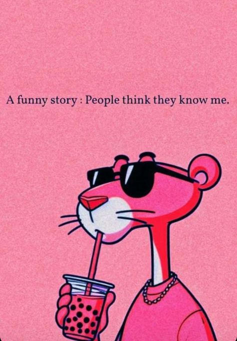 Savage Cartoon Aesthetic, Pink Panther Quotes, Savage Cartoon, Panther Quotes, Badass Girls Quotes, Tshirt Print Ideas, Posts For Facebook, Funny Lock Screen Wallpaper, Funny Coffee Quotes