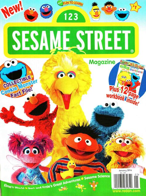 Street Magazine, Christmas Coal, Sesame Street Books, Magazines For Kids, Interactive Book, Pop Up Book, Learning The Alphabet, Magic Book, Magazine Subscription