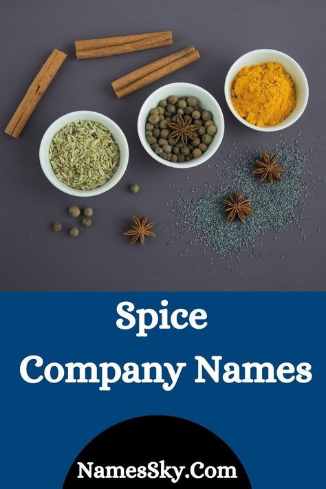 Spices invariably hold a crucial role in the kitchen, regardless of the dish being prepared. Spices are extremely valuable products, they can be found in small local shops to supermarkets. There are a wide variety of spices that can be profitable for seasoned entrepreneur. @spicecom @spicebreeze @mccormickspice @justspices @spicelyorganics Spice Business Name Ideas, Spice Business, Company Name Ideas, Shop Name Ideas, Country Boutique, Dried Fish, Spice Company, Ceylon Cinnamon, Local Shops