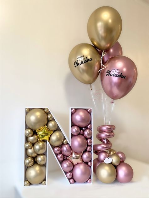 Diy Balloon Letter Frame, Balloon Filled Letters, Letters Filled With Balloons, Marquis Letters With Balloons, Ballon Filled Numbers, Balloon Structures, Valentines Balloons Bouquet, Happy Emotions, Balloon Frame