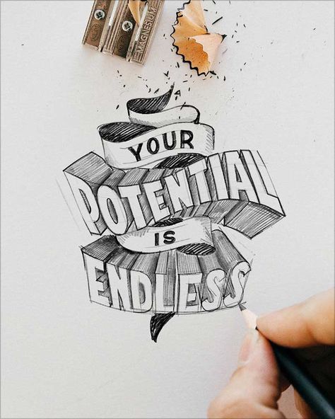 50+ Creative Inspirational Hand Lettering / Typography by Stefen Kunz - Designbolts Draw Fonts, Font Styles Alphabet, Easy Lettering, Simple Lettering, Typography Drawing, Hand Lettering Styles, Initial Art, Design Alphabet, Hand Lettering Typography