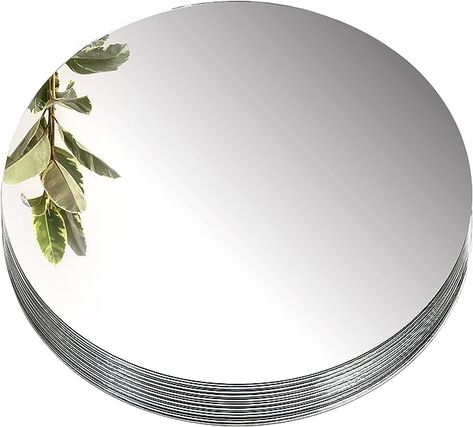 Amazon.com: Suwimut Set of 12 Round Mirror Candle Plate Set, 12 Inch Round Mirror Trays, Circle Glass Mirror Tiles for Table Centerpieces, Wedding Party Decorations, Wall Decor, Crafts, 1.7mm Thick : Home & Kitchen Mirror Trays, Mirror Candle Plate, Mirror Candle, Glass Mirror Tiles, Table Centerpieces Wedding, Wall Decor Crafts, Centerpieces Wedding, Candle Mirror, Mirror Tray