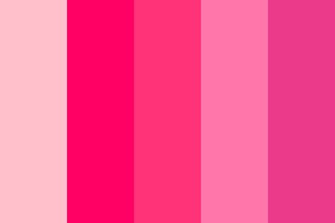 Fuschia Pink Color, Style Tips And Tricks, Pink Color Palette, Email Examples, Color Mixing Chart, Pink Color Schemes, Pink Palette, Color Palette Bright, Color Palette Pink